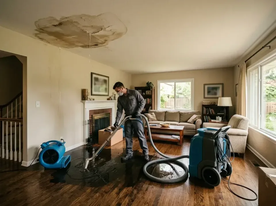 attic-pipe-burst-ceiling-drip-008 — frequently asked questions, Water Damage Restoration & Carpet Care in Tuskegee, AL
